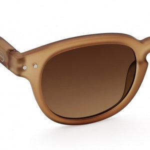 Sunglasses Brown Beige Square IZIPIZI C Arizona Classic