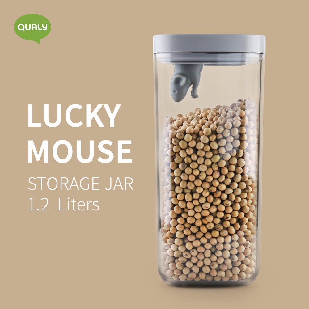 Jar Food Storage Container Lucky Mouse 1.2 Litre