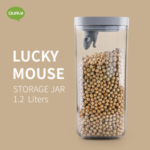 Jar Food Storage Container Lucky Mouse 1.2 Litre