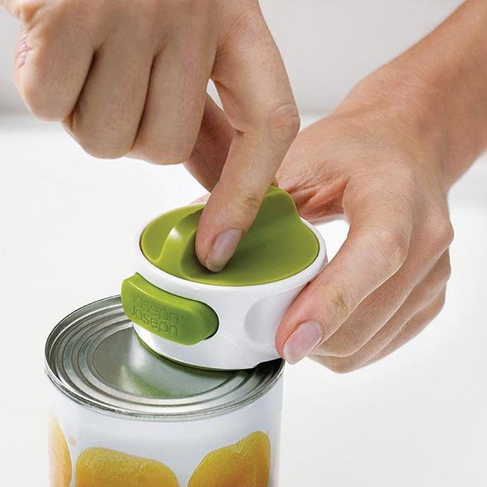 Can Opener Compact in White Green