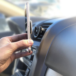 Car phone holder vent mount for PopSockets in black