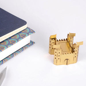 
            
                Load image into Gallery viewer, Castle mini model Mini-onaire in Gold
            
        