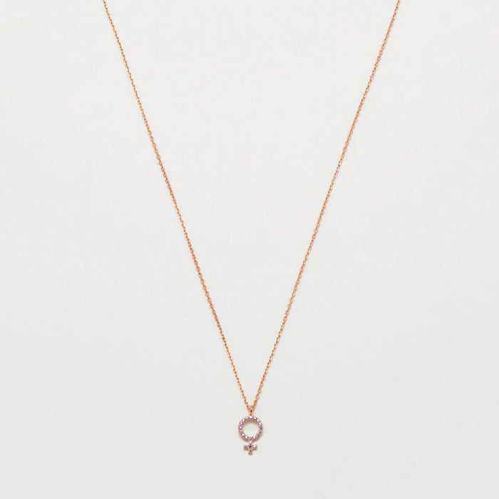 XXEB Femle sgn Necklce Rose