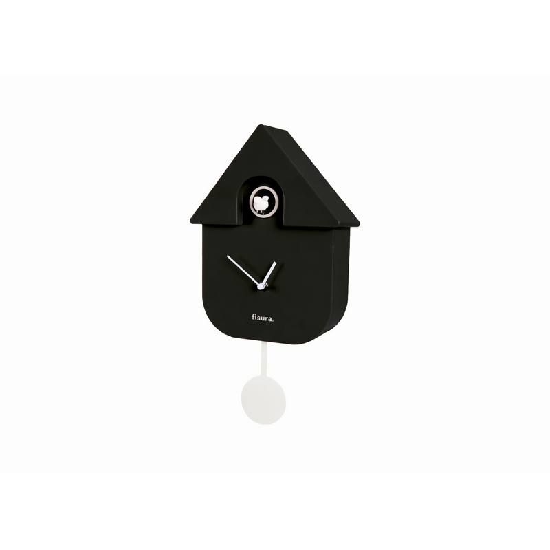 Cuckoo Wall Clock Black Pendulum