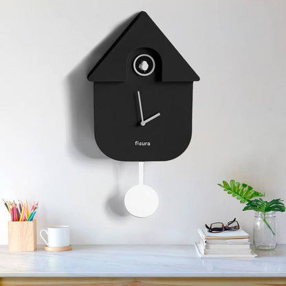 Cuckoo Wall Clock Black Pendulum