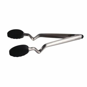 
            
                Load image into Gallery viewer, Kitchen Tongs Clongs 12&amp;quot; Black
            
        