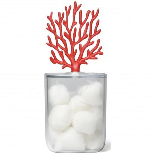 Coral Container Bathroom Home Red