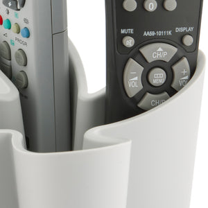 Cozy desk tidy & remote control holder - grey