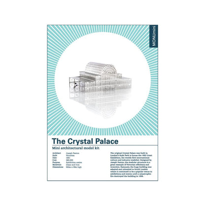 MONUmini Model of Crystal Palace in Silver