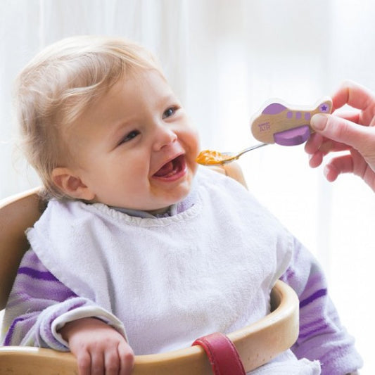 Kids Spoon Airplane Purple Donkey