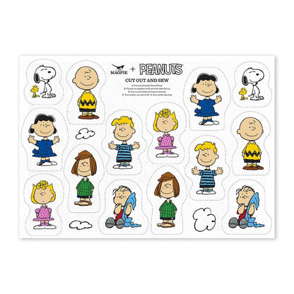 Snoopy Tea Towel Cut & Sew Design Cotton Tea Towel Snoopy Gang