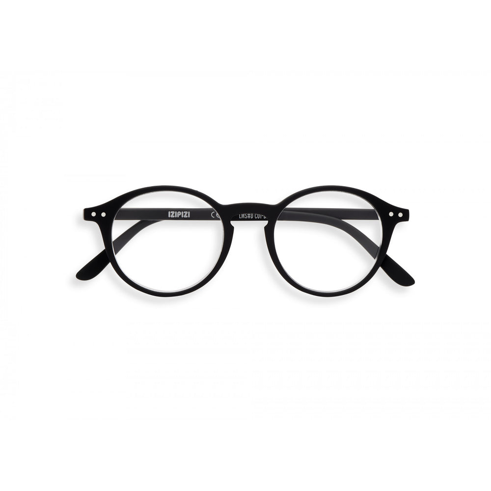 Reading Glasses Style D Black +1.5