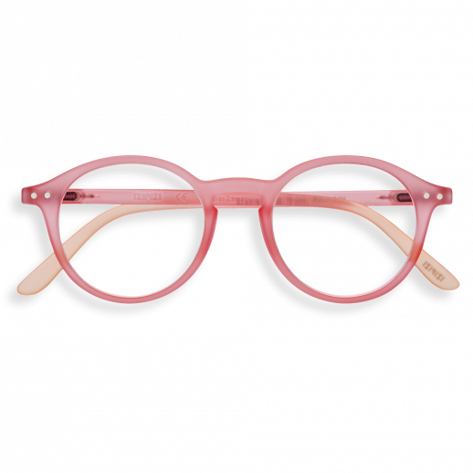 Reading Glasses +1 Round Desert Rose Pink Style D IZIPIZI