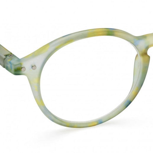 Reading Glasses +1 Round Joyful Cloud Yellow Blue Green D IZIPIZI