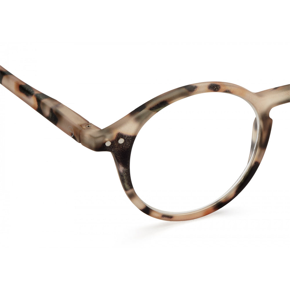 Reading Glasses Style D Light Tortoise +3