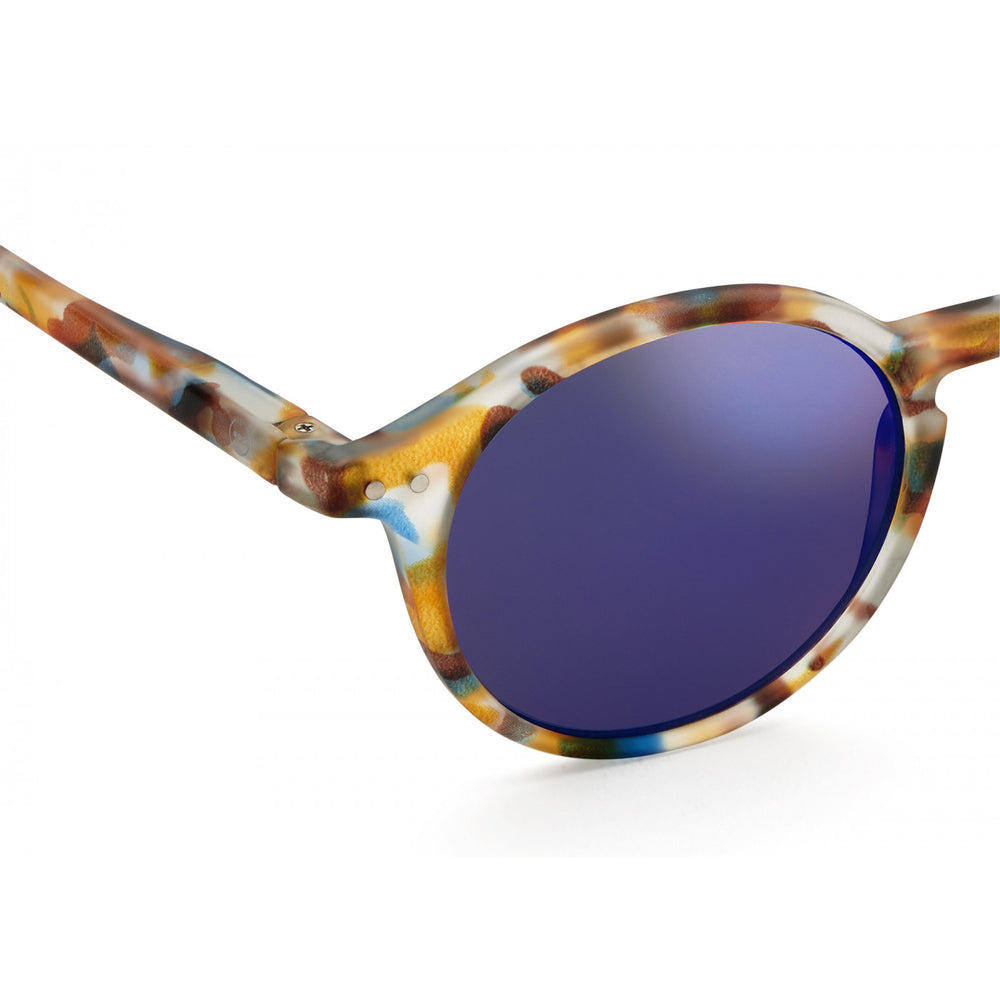 Sunglasses Style D Blue Tortoise Mirror