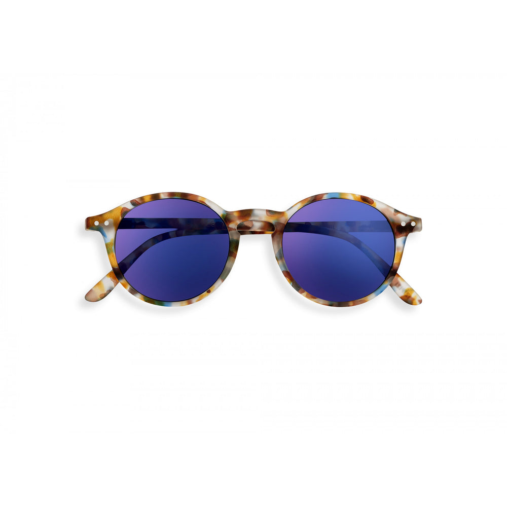 Sunglasses Style D Blue Tortoise Mirror