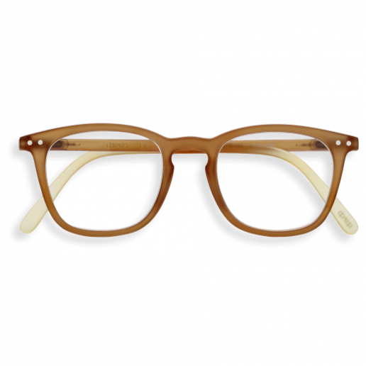 Reading Glasses +2.5 Arizona Light Brown Style E IZIPIZI