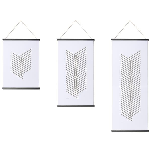 Magnetic A3 portrait print frame in black