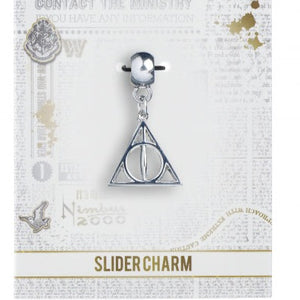 Slider Charm Deathly Hallow Charm Harry Potter Silver