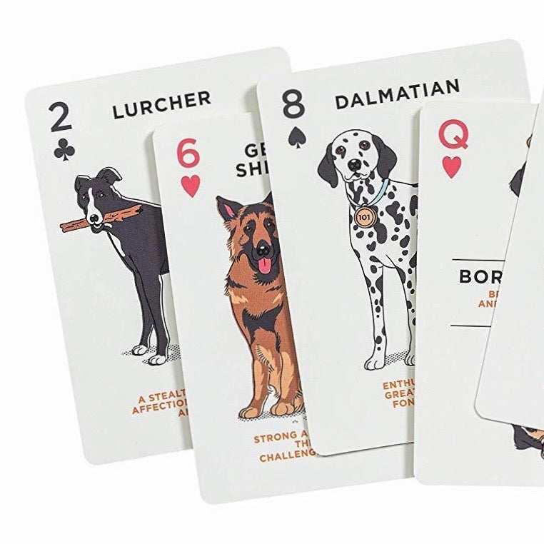 Playing cards for Dog Lovers by Ridley's in Cream