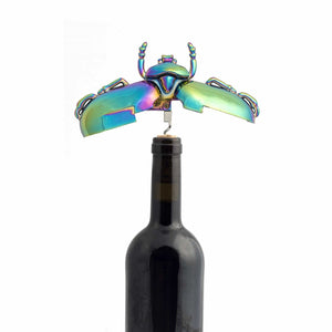 Corkscrew Insect shape in iridescent effect