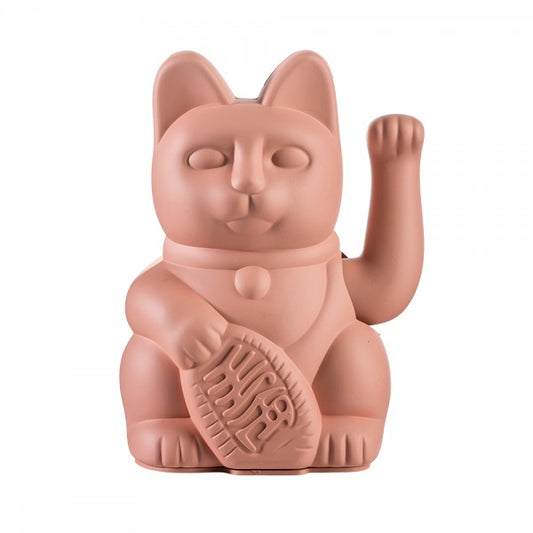 Lucky Cat Waving Arm 'Maneki-Neko' Good Fortune Pink