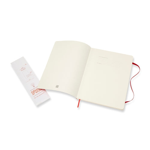 Notebook Classic Large Ruled Soft Cover in Red