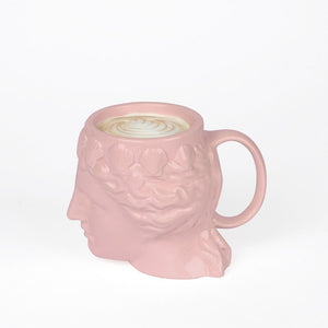 Mug Venus Statue Head Pink DOIY