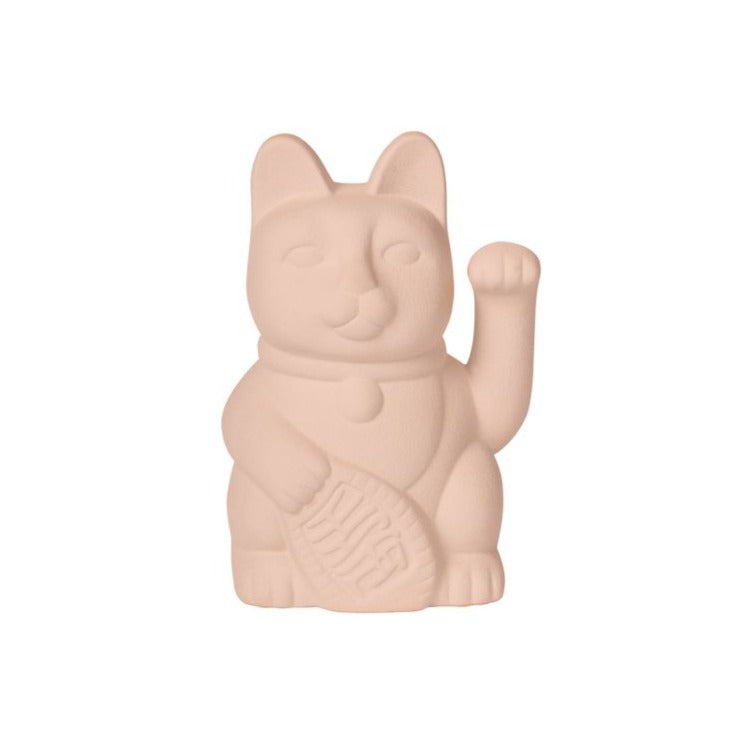 Vase Maneki Neko Cat Ceramic Apricot