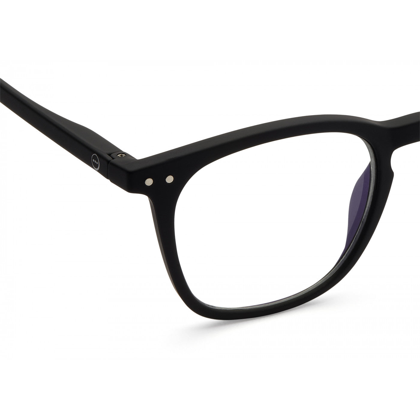 Reading Glasses Unisex Frame E Square +2.5 in Black - Brand Academy Store