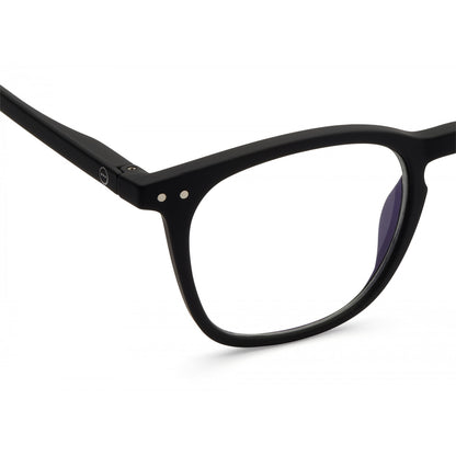 Reading Glasses Unisex Frame E Square +2.5 in Black - Brand Academy Store