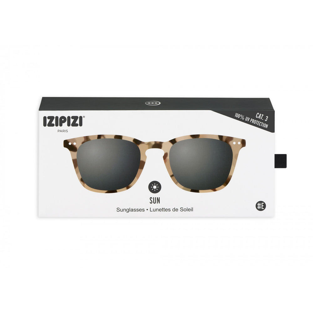 Sunglasses Style E Light Tortoise Grey Lenses