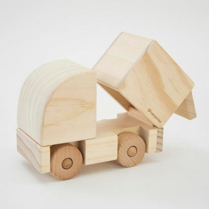 Toy Truck Wooden Gravel Truck