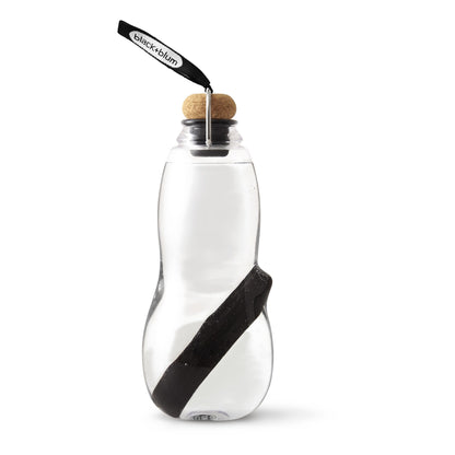 Water Bottle with Charcoal Filter in Black