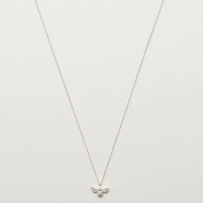 Bee Charm Necklace Silver Plated Estella Bartlett