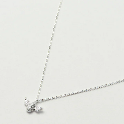 Bee Charm Necklace Silver Plated Estella Bartlett