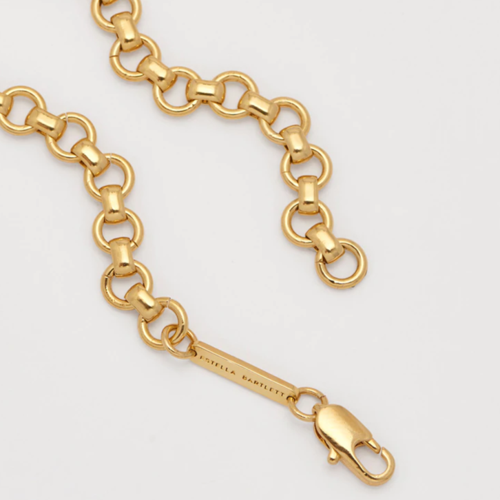 Necklace Gold Plated Charms Moon Star Eye Chunky Estella Bartlett