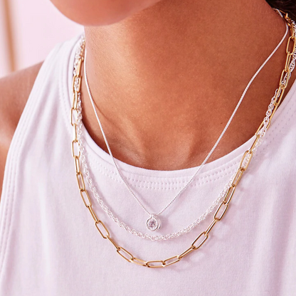 Paperclip Chain Gold Plated Necklace Estella Bartlett