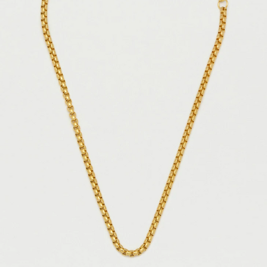 Chunky Chain Gold Plated Rounded Box Estella Bartlett