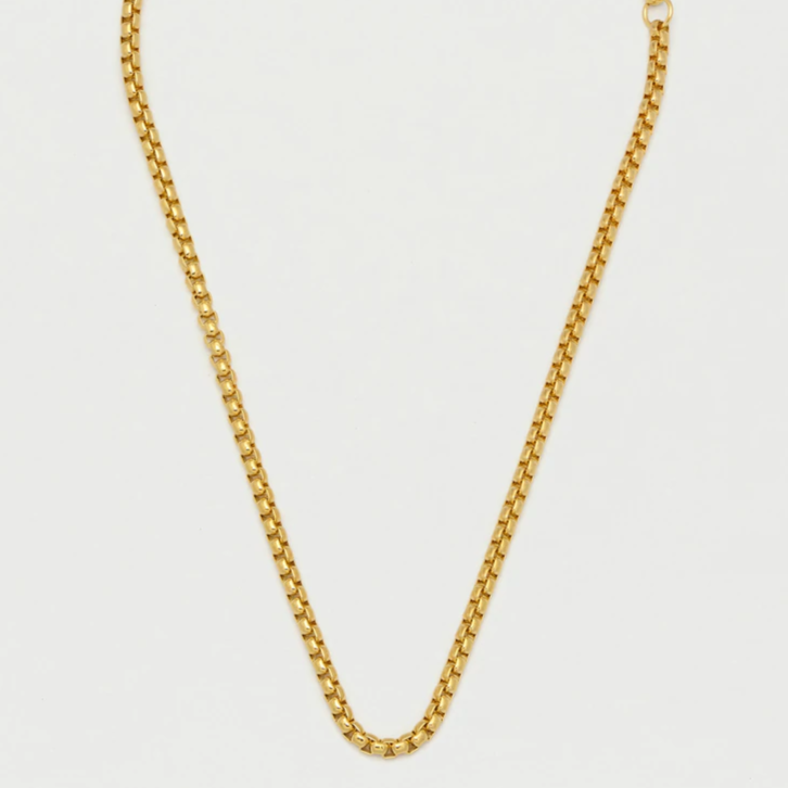 Chunky Chain Gold Plated Rounded Box Estella Bartlett