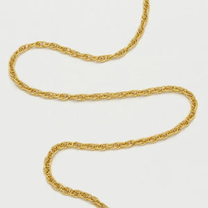 Gold Plated Twisted Rope Necklace Estella Bartlett