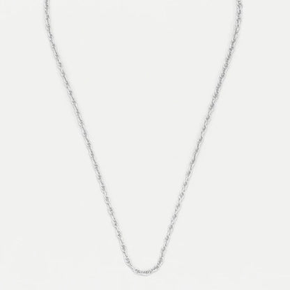 Silver Plated Twisted Rope Necklace Estella Bartlett