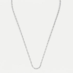 Silver Plated Twisted Rope Necklace Estella Bartlett