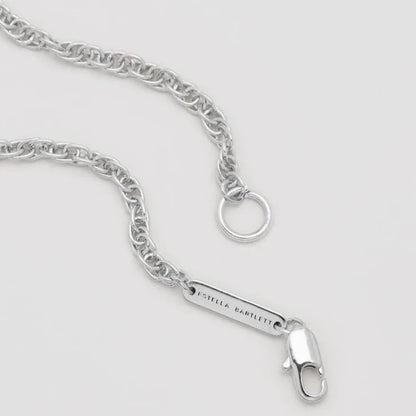 Silver Plated Twisted Rope Necklace Estella Bartlett