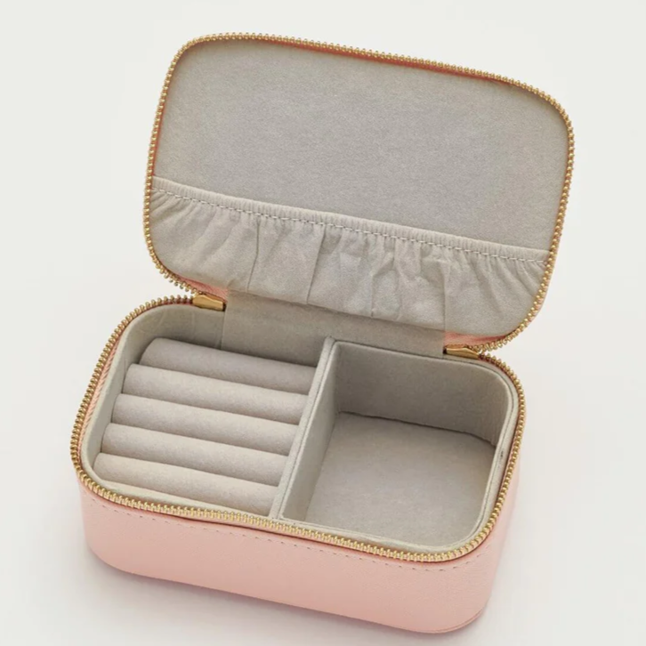 Mini Jewellery Box Travel Blush Pink