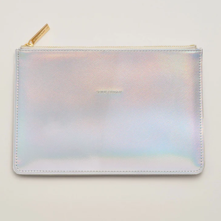 Pouch Iridescent Medium with Zipper Estella Bartlett