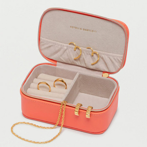 Orange Good Vibes Only Trinket Jewellery Travel Box