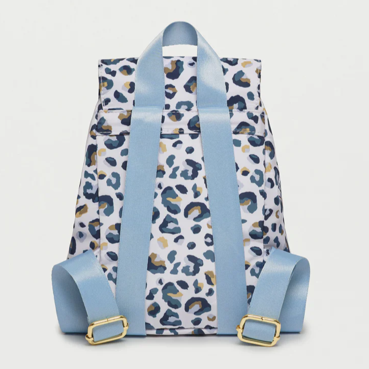 Backpack Mini Copperfield Blue Leopard Nylon