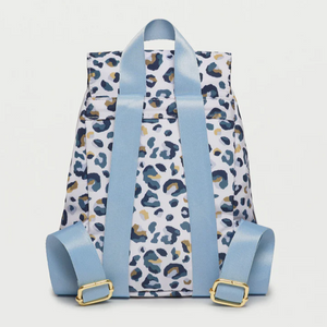 
            
                Load image into Gallery viewer, Backpack Mini Copperfield Blue Leopard Nylon
            
        